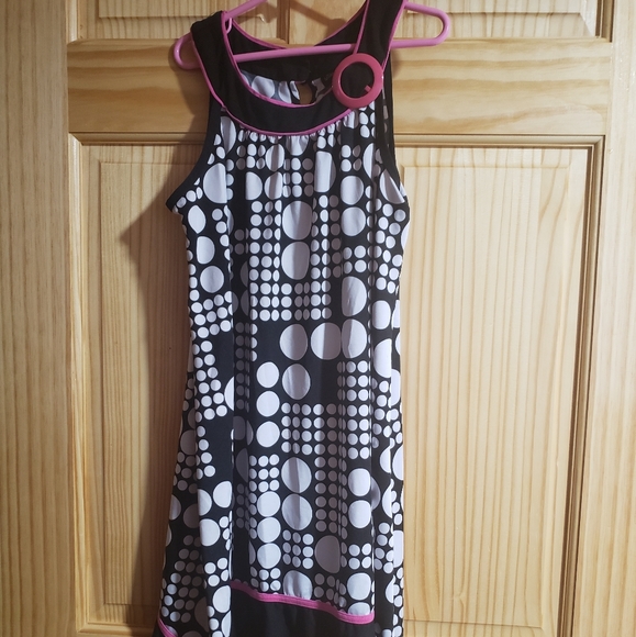 disorderly kids Other - Disorderly Kids girls dress XL black/white/pink polka dot